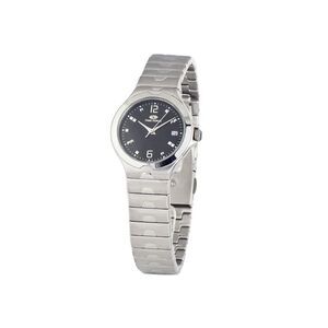Time Force Analog Watch Stainless Steel Band Women Silver Watches